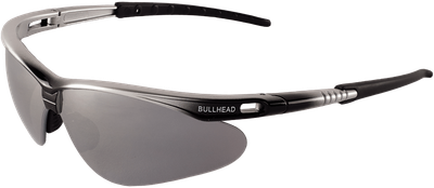Stinger Sunglasses, Silver Mirror/Shiny Black to Silver