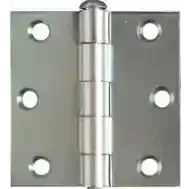 National Hardware N195-644 Broad Hinges, 2-1/2" Znc Pltd