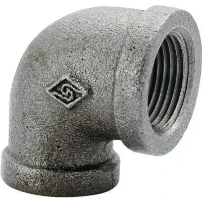 ProSource 2A-2B Black Steel Pipe Ell, 2"