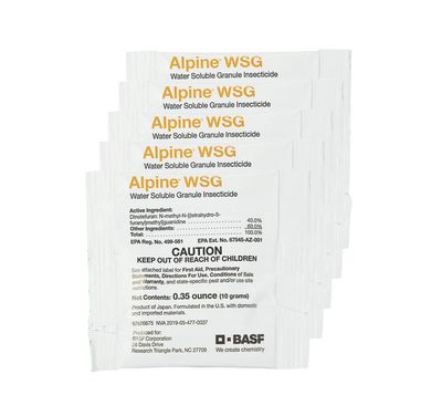 BASF 59020863 Alpine Water Soluble Granule Insectacide, 5-10G Packs