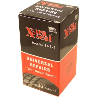 XtraSeal Small Round Radial Tire Patches, 1-5/8", 30Bx