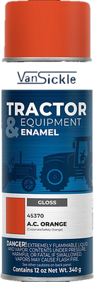 Van Sickle Allis Chalmers Orange Spray Paint, 12Oz