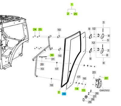 LS Glass-Door-MT5-LH-TRG862