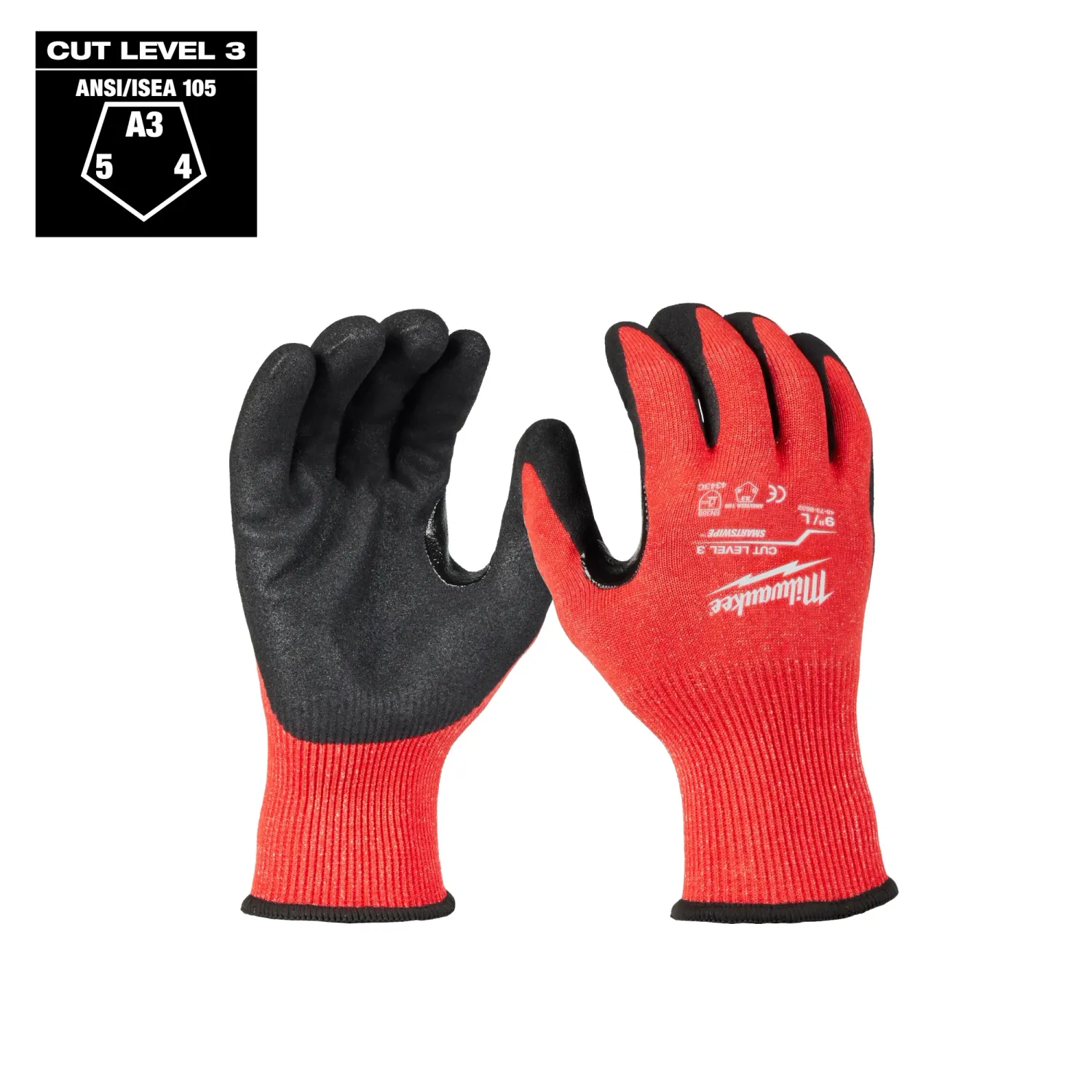 Milwaukee Cut 3 Nitrile Coated Gloves, X-Large