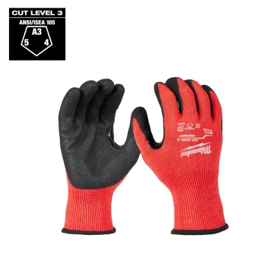 Milwaukee Cut 3 Nitrile Coated Gloves, X-Large