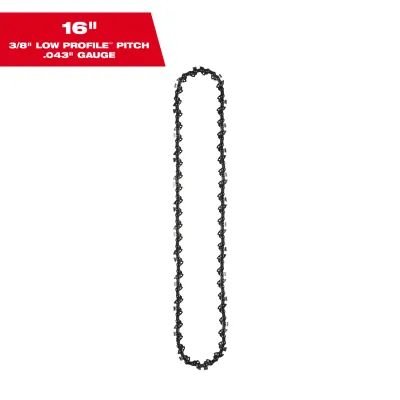 Milwaukee 16" Replacement Chainsaw Chain