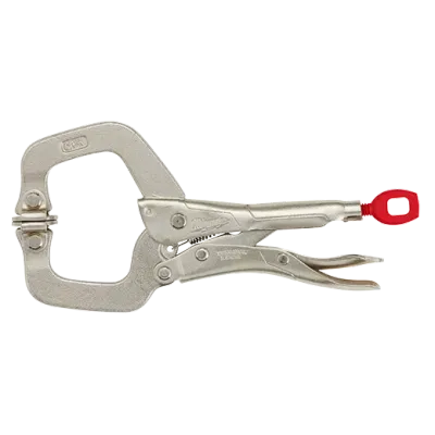 Milwaukee 7" Locking C-Clamp w/Swivel Pads
