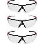 Milwaukee Clear Anti-Scratch Safety Glasses, 3Pk