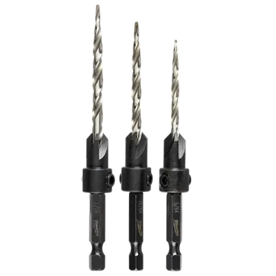 Milwaukee 3Pc Countersink Bit Set