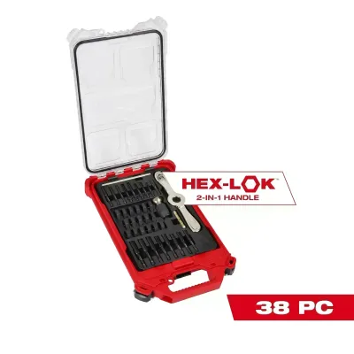 Milwaukee 38-Pc. Metric Tap &amp; Die Set in PackOut, M3-0.50 to M12-1.5 mm