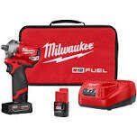 Milwaukee M12 1/2" Stubby Impact Wrench Kit