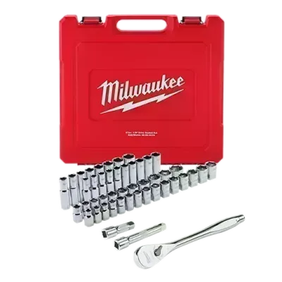Milwaukee 47Pc. 1/2"Drive SAE/Metric Socket Set