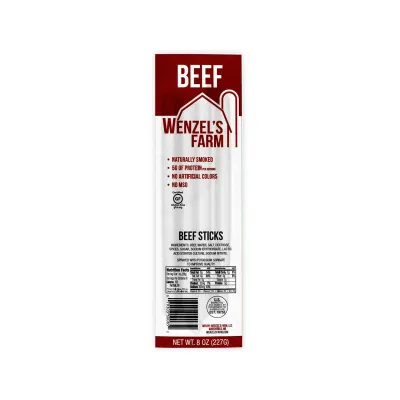 Wenzels Farm Beef Sticks, 8oz