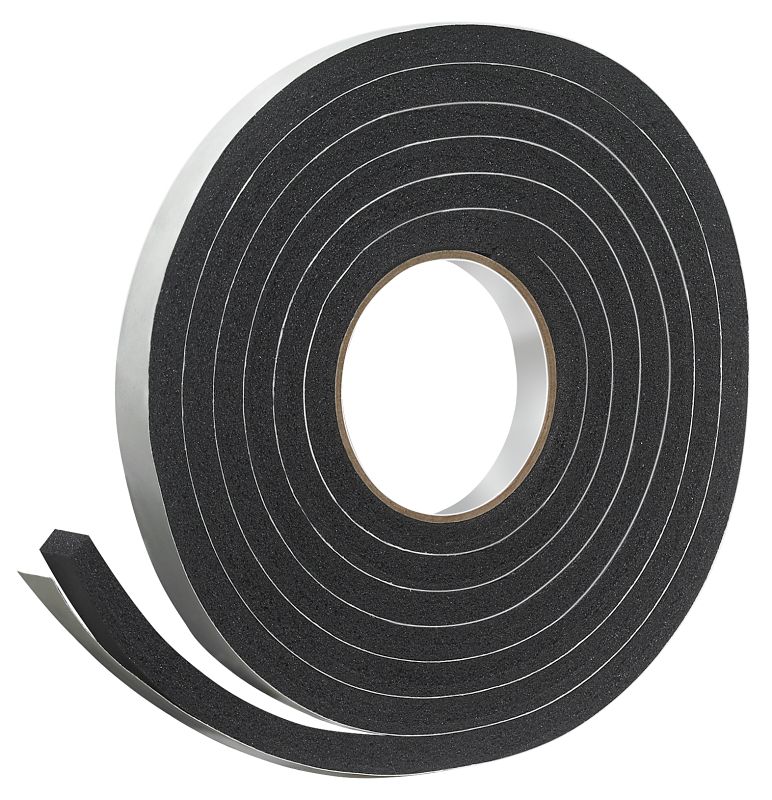 Frost King R734H Black Foam Tape, 3/4"X7/16"X10Ft