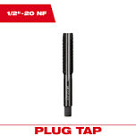 Milwaukee 1/2"-20 NF Plug Tap