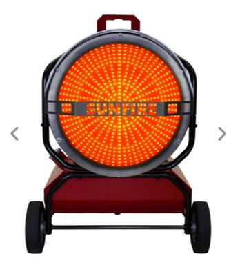 SunFire SF120 Radiant Heater, 120,000BTU, Diesel/Kerosene Fuel