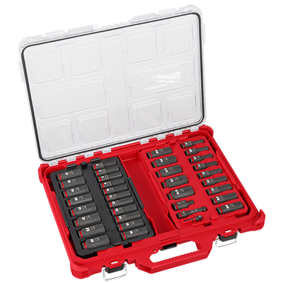 Milwaukee 36PC Shockwave® 3/8 DR Impact Socket Set in PackOut Kit