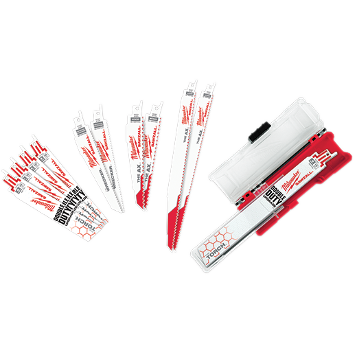 Milwaukee "Axe/Torch/Wrecker" SawzAll Blade Set, 12Pcs