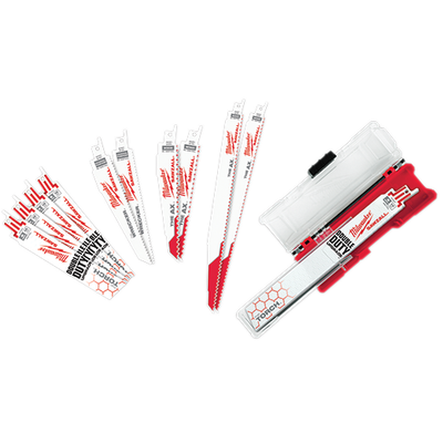 Milwaukee "Axe/Torch/Wrecker" SawzAll Blade Set, 12Pcs