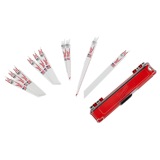Milwaukee Super SawzAll Blade Set, 10Pc