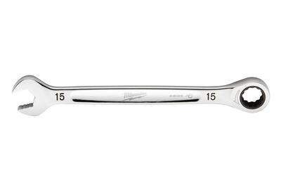 Milwaukee Metric Ratcheting Wrench, 15mm