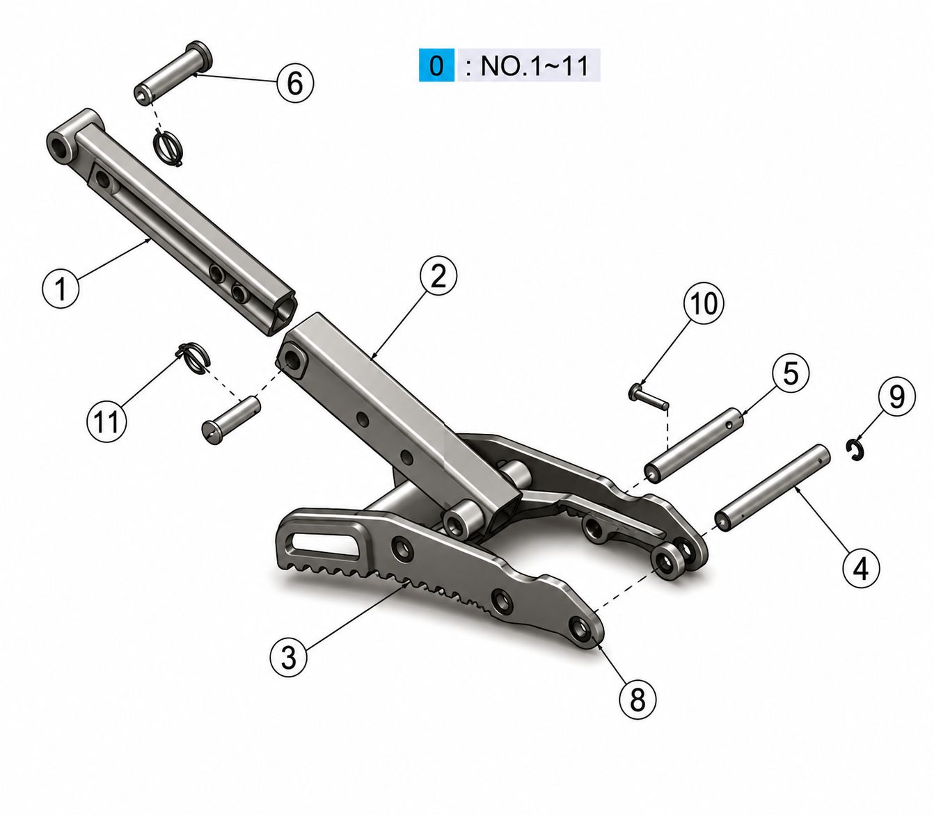 Thumb for LS Tractor Backhoe LB1300