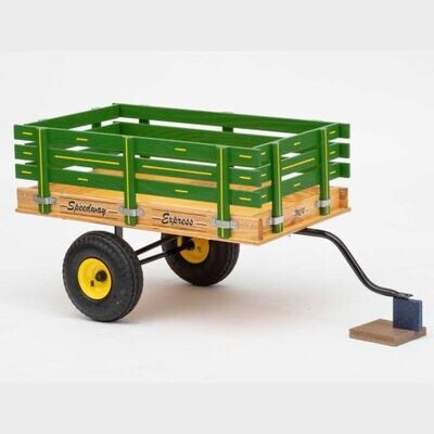 Valley Road Woodworks Green Trike Trailer w/Poly Bed