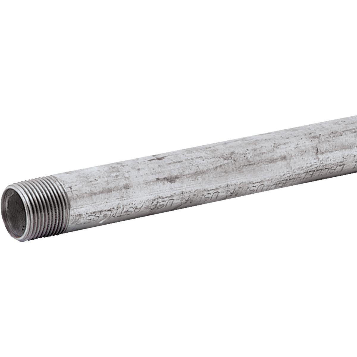 Kloeckner Metals 14GalvPipe Galvanized Steel Pipe, 1/4"