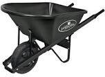 Landscapers Select 34628 6 Cu Ft Wheelbarrow w/Poly Tray