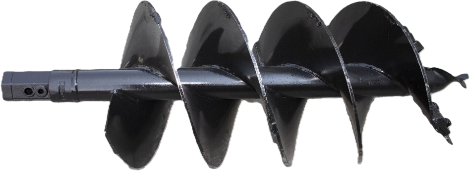 IronCraft Post Hole Auger, 18" W/2" Hex Drive