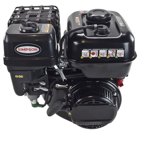 Simpson CRX 270cc Engine, Recoil/E-Start