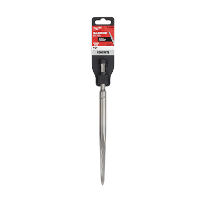 Milwaukee SDS+ SLEDGE Bull Point Chisel, 10"