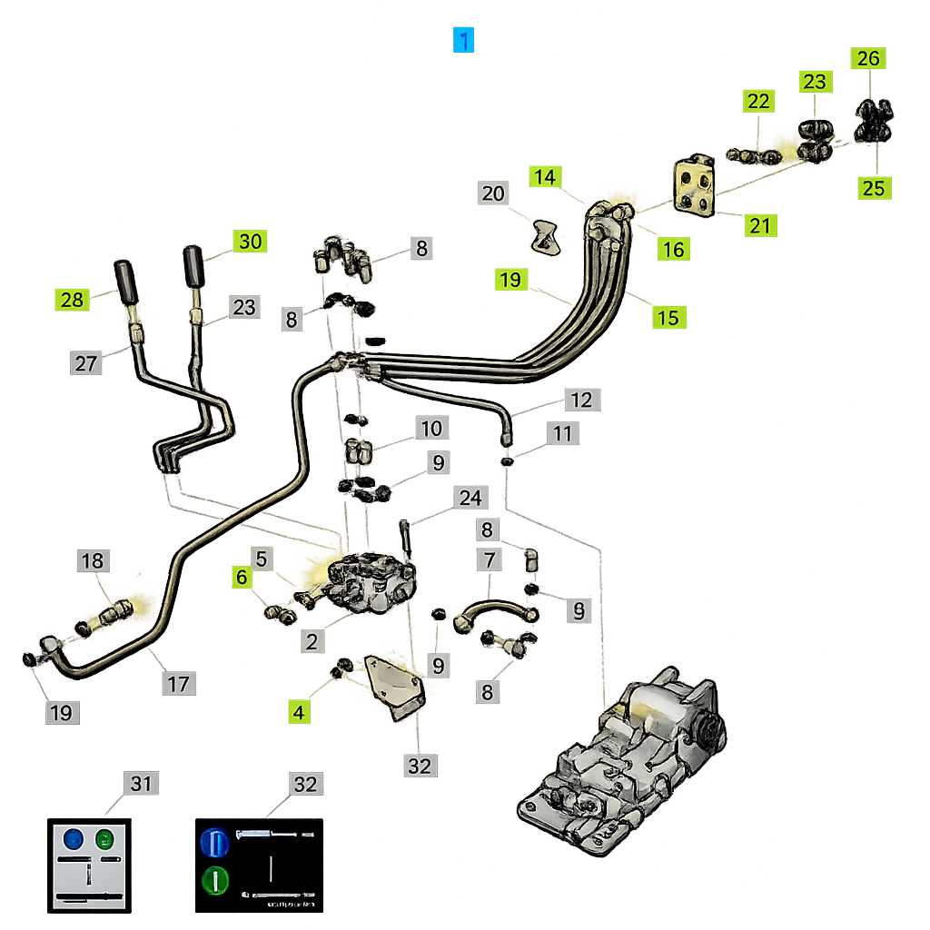 Dual Rear Remote Valve Kit