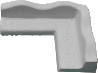 Sharp Outside Corner Concrete Edging, 10-1/2"X5-1/2"T X5"