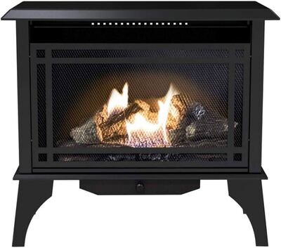 GSD2846 The Monterey, Black Vent-Free Gas Stove, 30,000Btu