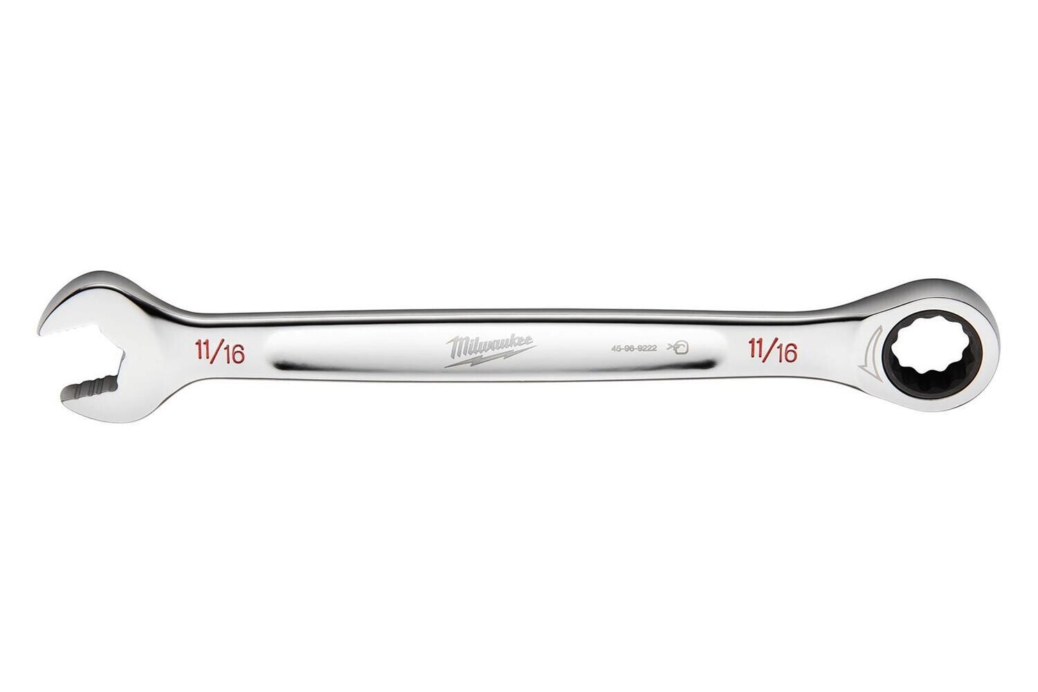 Milwaukee SAE Ratcheting Wrench, 11/16"