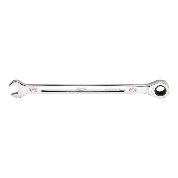 Milwaukee SAE Ratcheting Wrench, 9/32"