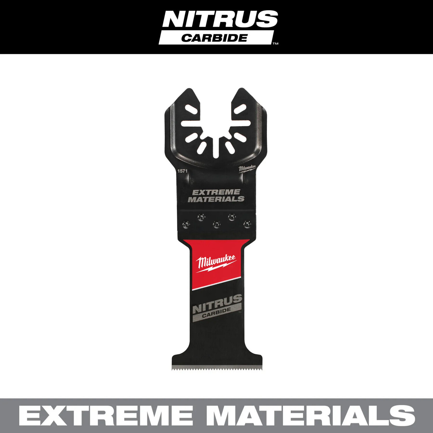 Milwaukee Nitrus Carbide Extreme Materials Multi-Tool Blade, 1Pk