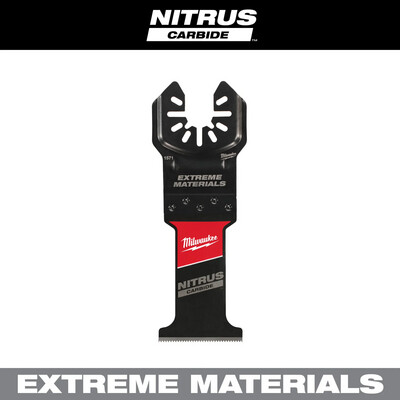 Milwaukee Nitrus Carbide Extreme Materials Multi-Tool Blade, 1Pk