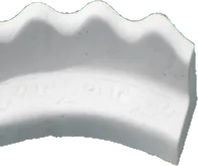 Inside Curved Concrete Edging, 21"X5-1/2"T X5" Deep