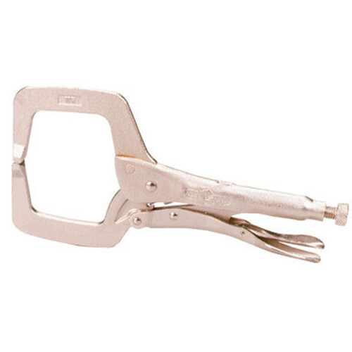 Locking C-Clamp with Regular Tip, 11"
