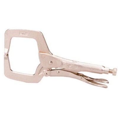 Locking C-Clamp with Regular Tip, 11"