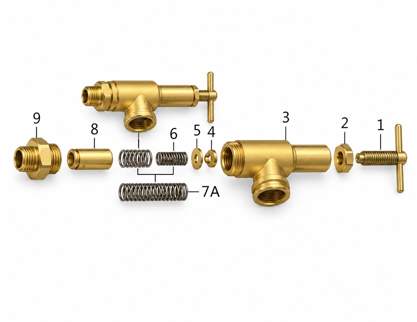 SS Inner Spring for Brass 300Psi Relief Valve