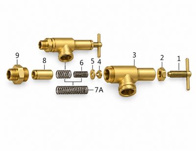 SS Inner Spring for Brass 300Psi Relief Valve