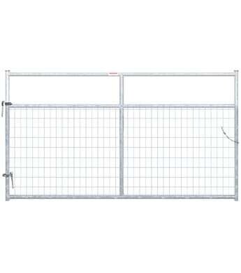 Galvanized #2 2X4 Wire Filled Gate, 8Ft