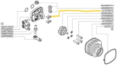 Bolt, M5X14 for LB1107 Backhoe Control