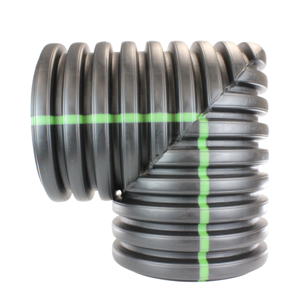 ADS Dual Wall 90 Degree Ell , 24"