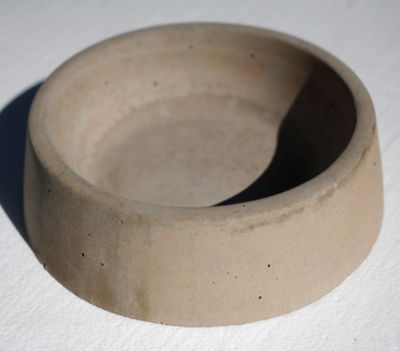 Concrete Water Bowl, 3-Quart