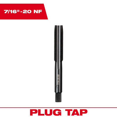 Milwaukee 7/16"-20 NF Plug Tap