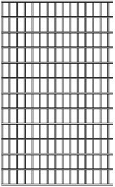 Galvanized Wire Horse Panel, 2"X4"X60"X16Ft, 6Ga Wire